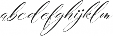 Delmore Italic otf (400) Font LOWERCASE
