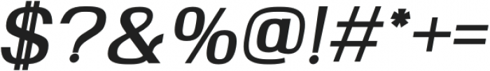 Deloire Medium Italic otf (500) Font OTHER CHARS