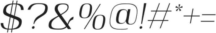 Deloire Thin Italic otf (100) Font OTHER CHARS