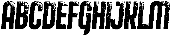 Delonie Press Italic otf (400) Font UPPERCASE