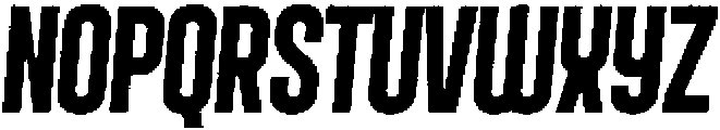 Delonie Rough Italic otf (400) Font UPPERCASE