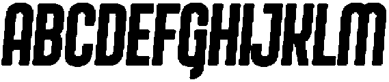 Delonie Rounded Italic otf (400) Font UPPERCASE