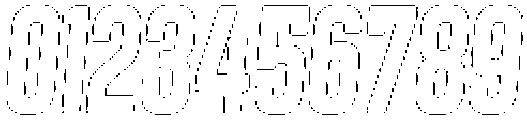Delonie Rounded Stroke Italic otf (400) Font OTHER CHARS