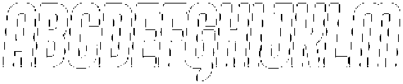 Delonie Rounded Stroke Italic otf (400) FONT
