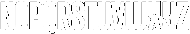 Delonie Rounded Stroke otf (400) Font LOWERCASE
