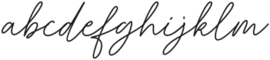 Delphin Light otf (300) Font LOWERCASE