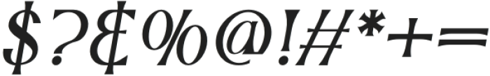 Delphine-Italic otf (400) Font OTHER CHARS