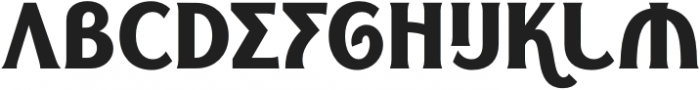 Delugional Bold otf (700) Font UPPERCASE