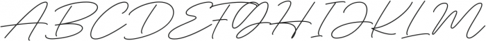 Deluna Signature otf (400) Font UPPERCASE