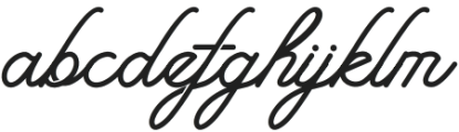Deluxe Necklace Regular otf (400) Font LOWERCASE