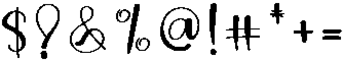 Deluxe Regular otf (400) Font OTHER CHARS