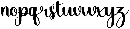 Deluxe Regular otf (400) Font LOWERCASE