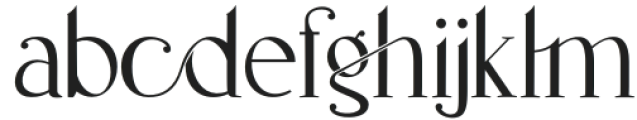 Delvey Modern Serif Regular otf (400) Font LOWERCASE