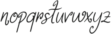 Delviyani Letter Italic otf (400) Font LOWERCASE