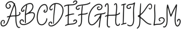 Delviyani Letter otf (400) Font UPPERCASE