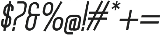 DelvonLight-Italic otf (300) Font OTHER CHARS