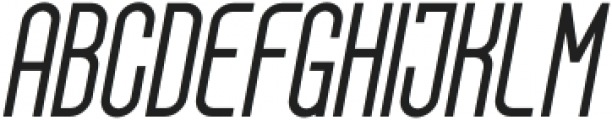 DelvonLight-Italic otf (300) Font UPPERCASE