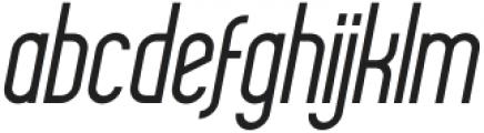 DelvonLight-Italic otf (300) Font LOWERCASE