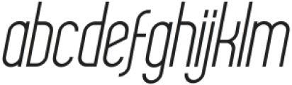 DelvonThin-Italic otf (100) Font LOWERCASE