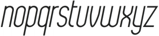 DelvonThin-Italic otf (100) Font LOWERCASE
