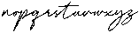 Delyra Script Regular otf (400) Font LOWERCASE