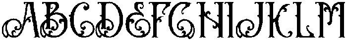 Delysium Regular otf (400) Font UPPERCASE
