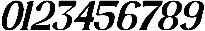 Demerique Italic otf (400) Font OTHER CHARS