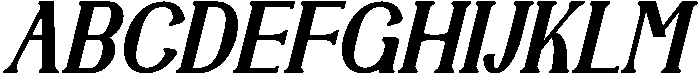 Demerique Italic otf (400) Font