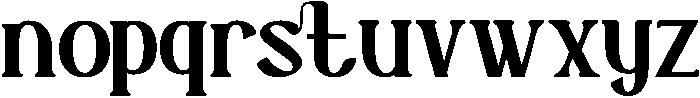 Demerique otf (400) Font LOWERCASE
