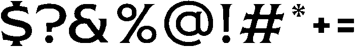 Demi-Bold otf (600) Font OTHER CHARS