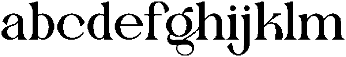 Demica Regular otf (400) Font LOWERCASE