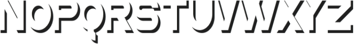 Demicon Regular otf (400) Font LOWERCASE