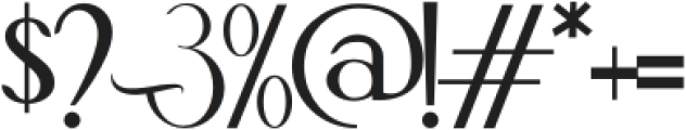 Demiella-Regular otf (400) Font OTHER CHARS