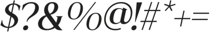 Demila Italic otf (400) Font OTHER CHARS