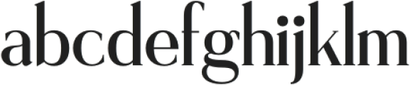 Demila Regular otf (400) Font LOWERCASE