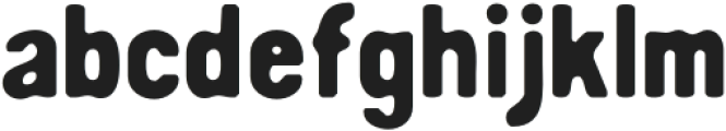 DemineBlur-Regular otf (400) Font LOWERCASE