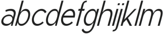 Demoise Light Italic otf (300) Font LOWERCASE