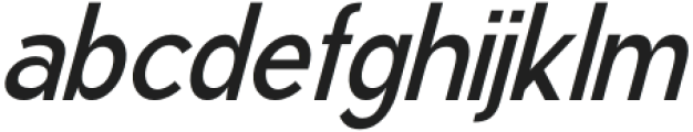 Demoise Medium Italic otf (500) Font LOWERCASE