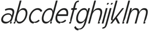 Demoise Play Light Italic otf (300) Font LOWERCASE