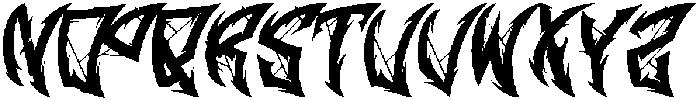 Demon Crown Italic otf (400) Font LOWERCASE