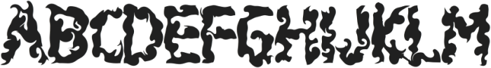 Demon Monster ttf (400) Font UPPERCASE