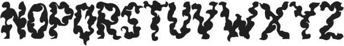 Demon Monster ttf (400) Font UPPERCASE