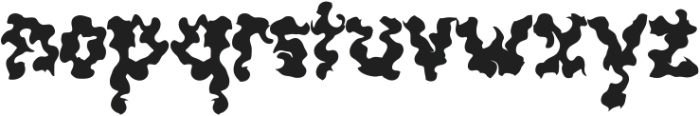 Demon Monster ttf (400) Font LOWERCASE