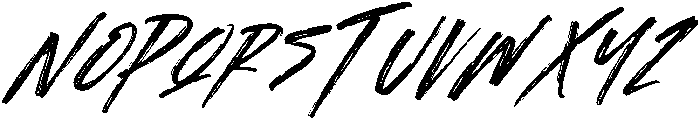 Demonic Echo Italic otf (400) Font UPPERCASE