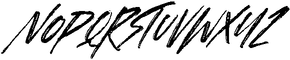 Demonic Echo Italic otf (400) Font LOWERCASE