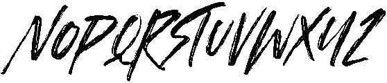 Demonic Echo otf (400) Font LOWERCASE