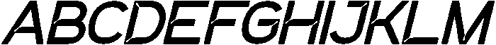 Demsray Italic otf (400) Font UPPERCASE