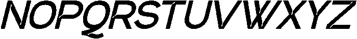 Demsray Italic otf (400) Font UPPERCASE