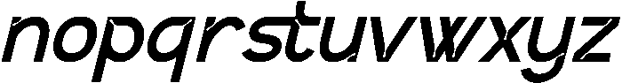 Demsray Italic otf (400) Font LOWERCASE