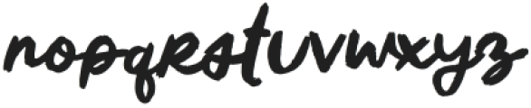 Demure Script Regular otf (400) Font LOWERCASE